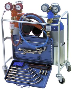 Complete portableand mobile weldingand cutting outfit